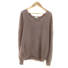 アーバンリサーチ ドアーズ URBAN RESEARCH DOORS ニット セーター 長袖 Vネック 無地 One ピンク /YS9