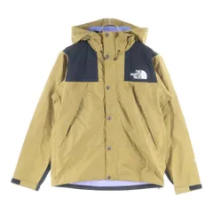 THE NORTH FACE (ザノースフェイス) MOUNTAIN RAINTEX JACKET マウンテン レインテックス フーデッドナイロンジャケット ベージュ/ブラック NP11935