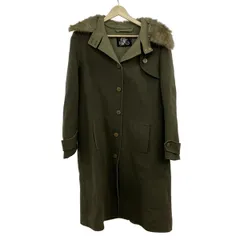 伊太利屋/GKITALIYA(イタリヤ) コート サイズ11 M レディース美品 - カーキ 長袖/ファー着脱可/秋/冬