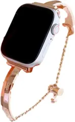 2510他　アップルウォッチ 38mm40mm41mm対応 時計バンド 着け外し簡単アジャスター仕様 カラー ピンクゴールド パッケージサイズ約 縦 11横15 高さ0.5 cm