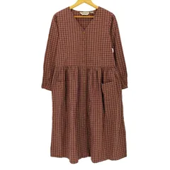 エディーバウアー Eddie Bauer 90-00s 長袖 チェック シャツワンピース レディース import：S 