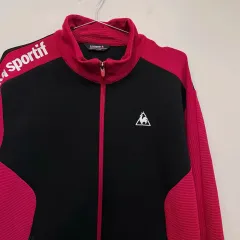 ルコックスポルティフ ゴルフコレクション ツートーン バイカラー ラグラン ジップアップ ジャージ