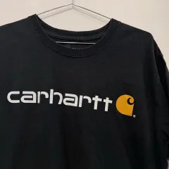 カーハート オリジナルフィット ビックロゴ ラウンド 半袖Tシャツ