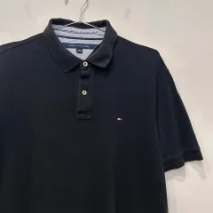 トミーヒルフィガー スモール ロゴ PK 半袖 カラーTシャツ