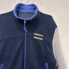 ポロ ジーンズ リバーシブル ニット フリース ジップアップ ジャケット