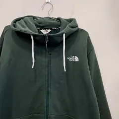 THE NORTH FACE ザノースフェイス ホワイト ラベル 刺繍 ロゴ オーバーサイズ フード ジップアップ