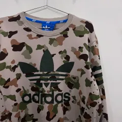 アディダス オリジナル カモフラージュ コットン スウェット
