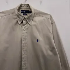 ポロラルフローレン ブレイク ヘビーコットン カラ シャツ