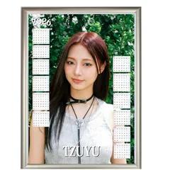 ツウィ TWICE トゥワイス 2026 A4 フォトフレーム付き 壁掛け カレンダー 韓流 グッズ fx028-11
