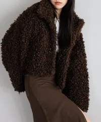 プードルボア2WAYカラーコート