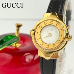 132 稼働 GUCCI 時計 新品ベルト リバーシブル レディース 6600L