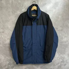 L.L.Bean ダウンジャケット 中綿 ブルー×ブラック サイズL