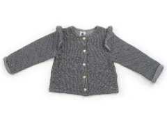 【プチバトー/PETITBATEAU】カーディガン 80サイズ 女の子【子供服・ベビー服】（2009370）