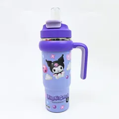 サンリオ クロミ ハンドル付2WAYストローステンレスタンブラー 水筒 ランチ Sanrioのサムネイル