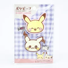 ポケットモンスター ラバーヘアクリップ ピカチュウ＆ミミッキュ ポケピース ポケモン