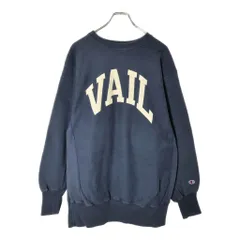 90年代 Champion チャンピオン REVERSE WEAVE リバースウィーブ スウェット カレッジ ネイビー(メンズ X-LARGE)中古 古着 V9204
