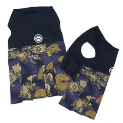 犬服 オーダー受付中 / はかま 和柄 タンクトップ 着物 正月 新年 お祝い 七五三 記念日 冬 服 ジャージ ネイビー チワワ イタグレ コーギー ダックス フレブル パグ 小型犬 中型犬 フレンチブルドッグ ハンドメイド ペット服 犬用品 ペットグッズ