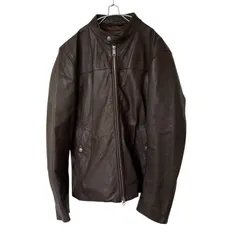 ZM1673 BEAUTY&YOUTH UNITED ARROWS ビューティーアンドユース ユナイテッドアローズ レザージャケット ラムレザー ブラウン サイズL