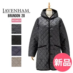 【新品】 【25AW】 ラベンハム Lavenham キルティングコート ブランドン レディース BRUNDON WOMENS 20 ロングコート フード付き 軽量 暖かい アウター ジャケット おしゃれ キル サイズ38 [LVH-93]