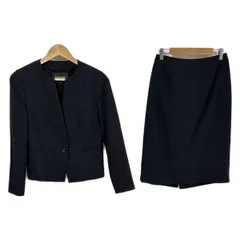 PaulStuart(ポールスチュアート) スカートスーツ レディース美品  - ダークネイビー