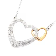SWAROVSKI スワロフスキー ディアスモール ダブルハート ネックレス