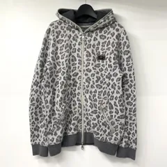 マークアンドロナ ★プルオーバー パーカー グレー 総柄 Lサイズ48 MARK & LONA（マークアンドロナ）の「MARK&LONA/マークアンドロナ/総柄