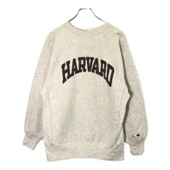 90年代 USA製 Champion チャンピオン HARVARD ハーバード REVERSE WEAVE リバースウィーブ スウェット グレー(メンズ L)中古 古着 V9214