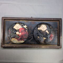 お多福人形 春画 鋳鉄 招福 お多福 不二之母 共箱 - メルカリ