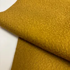 色無地 辛子色 膨れの地紋 一つ紋 正絹 着物 MK-2405