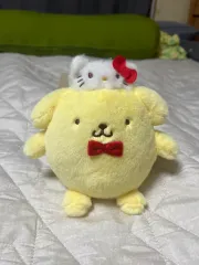 ポムポムプリン ハローキティ 50周年記念 マスコットチャーム ぬいぐるみ