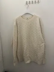 XL)ユニクロ ケーブルニット