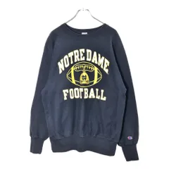 90年代 USA製 Champion チャンピオン REVERSE WEAVE リバースウィーブ スウェット カレッジ ネイビー(メンズ XL)中古 古着 V9218