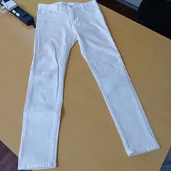 ♡渋谷109系／ギャル系／姫ギャル系♡【M.deux／エムドウ】ホワイト・ストレッチ・コットンスキニーデニム　 163.