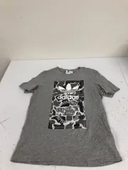 送料無料★adidas アディダス★半袖Tシャツ　トップス★メンズ　Mサイズ★グレー　#70909sce