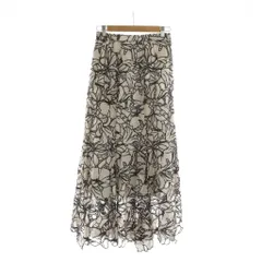 スナイデル SNIDEL カッティングレースマーメイドスカート ロング 1 アイボリー 白 /RR