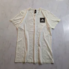 アディダス　adidas バックプリント　デザイン　Tシャツ　ホワイト　サイズ0
