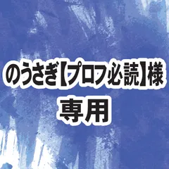のうさぎ【プロフ必読】様専用ページ