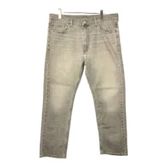 Levi's リーバイス 505 フェード デニムパンツ ブラック(メンズ W38 L30)中古 古着 V8407