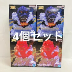 未開封 鎮座獣EX ゴジラVSデストロイア 東宝怪獣シリーズ ゴジラ バーニングレッドカラーver. フィギュア 4個セット SFQ456 c101