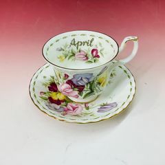 ROYAL ALBERT ロイヤルアルバート 陶花 スイートピー 置物 - メルカリ