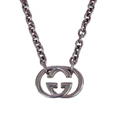 GUCCI グッチ ネックレス GGロゴ SV925 全長44cm 27.8g ユニセックス アクセサリー ジュエリー 【中古】 22511K524