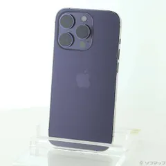 〔中古品〕 iPhone14 Pro 256GB ディープパープル MQ1E3J／A SIMフリー【349】