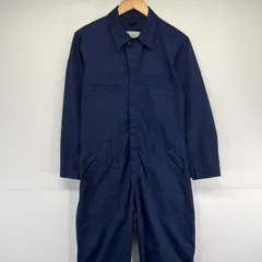 古着 80's/80年代 ヴィンテージ ミリタリー 長袖つなぎ オールインワン ワーク 作業着 米軍実物 1982年 40S ネイビー メンズ