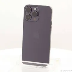 〔中古品〕 iPhone14 Pro Max 512GB ディープパープル MQ9J3J／A SIMフリー【349】