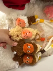 デニム猫+Little Star 安全取引窓 キーホルダー