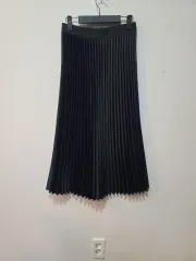 黒 プリーツ スカート Free