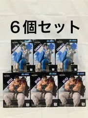 未開封 Street fighter ストリートファイター 6 ちょこのせ プレミアムフィギュア リュウ 春麗 6個セット LFQ813 f101