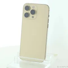 〔中古品〕 iPhone14 Pro Max 256GB ゴールド MQ9D3J／A SIMフリー【349】