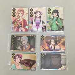 キャラクターグッズ 薬屋のひとりごと ウエハースメタリックプラカード7点セット ダブりなし キャラクターカードR / N 未使用 2512LT255