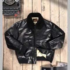 新品未使用 h アメリカンリバイバル B15 トップグレード牛革 フライトジャケット ウォッシュド加工 ヴィンテージ ターンダウンカラー メンズ本革ジャケット